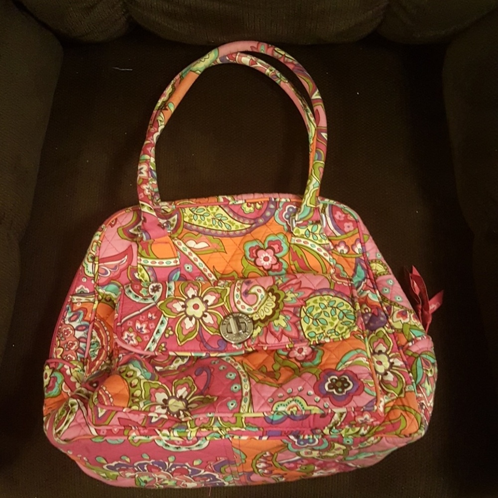 Vera Bradley Turnlock Satchel purse